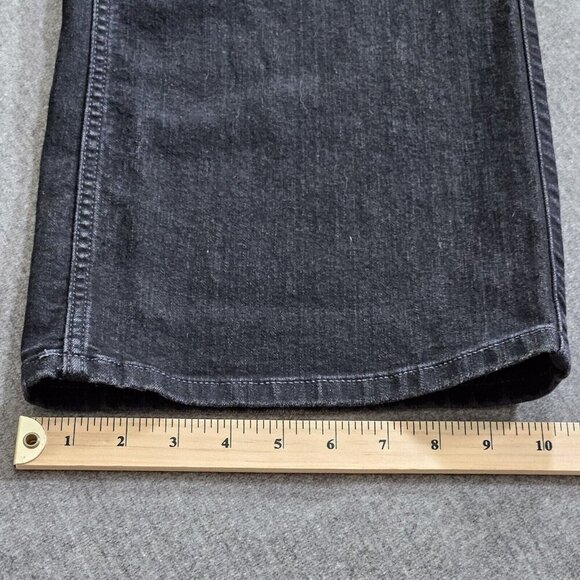 L.L. Bean Jeans Womens 22W Black Bootcut Ankle Favorite Fit Stretch Goth Western - Picture 7 of 15